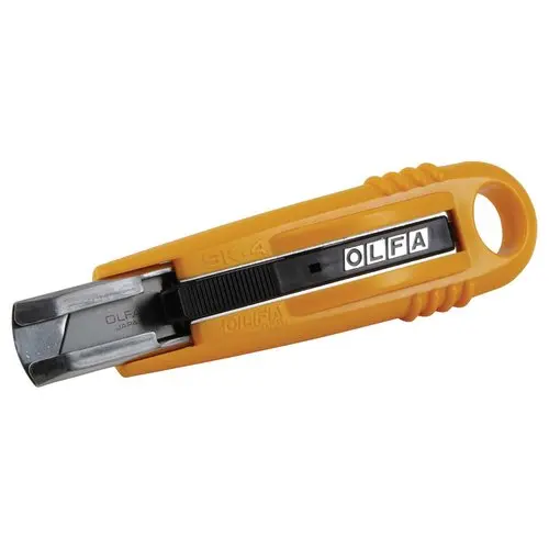 Cutter &agrave; lame trap&eacute;zo&iuml;dale SK4 Green - 17,5 mm - Olfa 