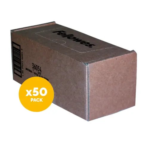 50 Sacs plastique pour destructeurs &ndash; 75L &ndash; FELLOWES 