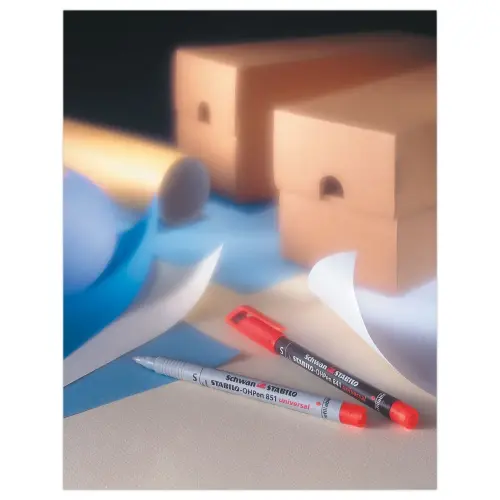 Marqueur OHPen permanent super fin 0,4 - Pointe super fine - Bleu - STABILO