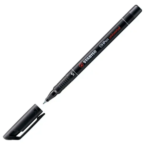 Marqueur OHPen permanent super fin 0,4 - Pointe super fine - Noir - STABILO