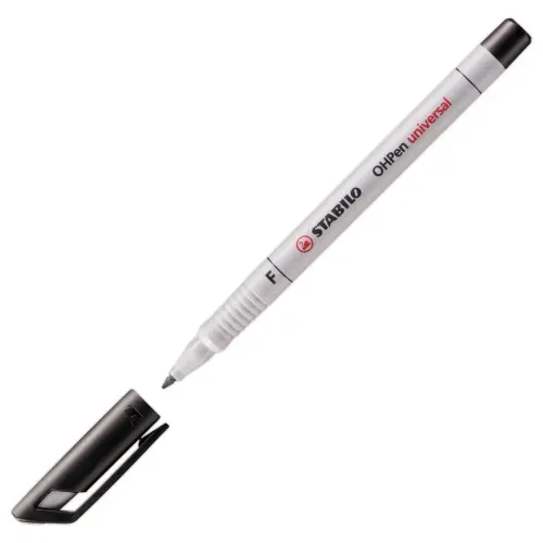 Marqueur OHPen soluble fin 0,7 - Pointe fine - Noir - STABILO