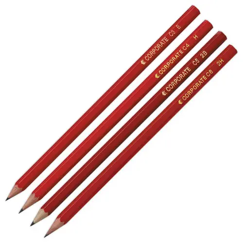 12 Crayons à papier têtes coupées - HB