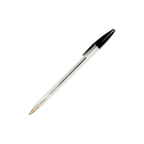 Stylo bille Cristal - Écriture moyenne - Noir - BIC