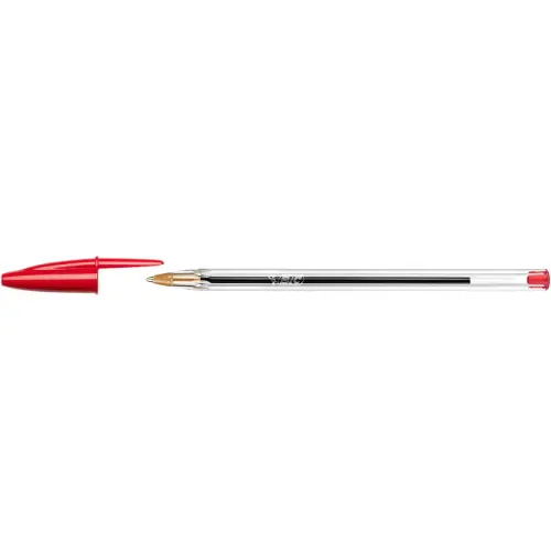 Stylo bille Cristal - &Eacute;criture moyenne - Rouge - BIC 