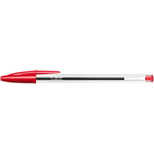 Stylo bille Cristal - &Eacute;criture moyenne - Rouge - BIC 