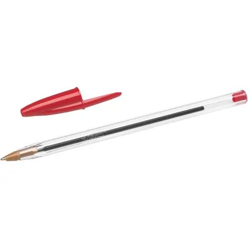 Stylo bille Cristal - &Eacute;criture moyenne - Rouge - BIC 