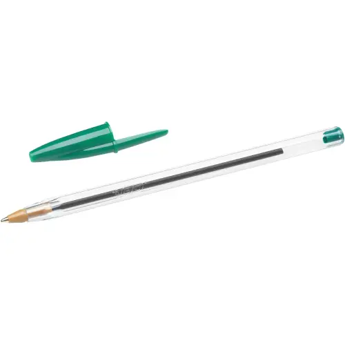 Stylo bille Cristal - Écriture moyenne - Vert - BIC