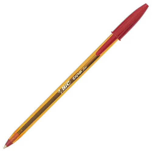 Stylo bille Cristal Fine - Rouge - BIC