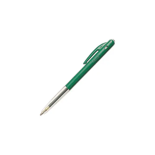 Stylo bille r&eacute;tractable M10 - &Eacute;criture moyenne - Vert - BIC 