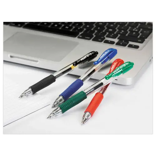 Stylo encre gel rétractable et rechargeable G-2 - Rouge - PILOT