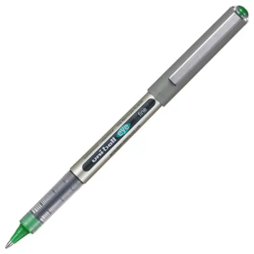 Stylo roller pointe métal Eye 157 - Écriture moyenne - Vert - UNI-BALL