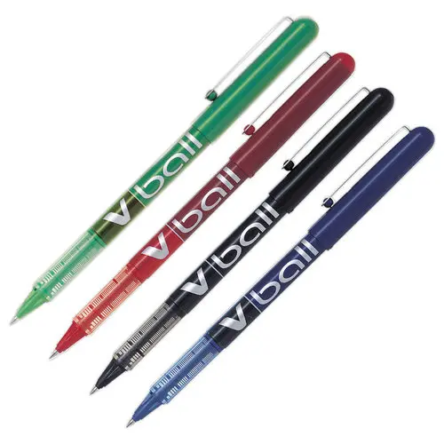 Stylo roller pointe métal V Ball 05 - écriture fine - Rouge - PILOT
