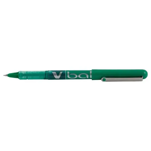 Stylo roller pointe métal V Ball 05 - écriture fine - vert - PILOT