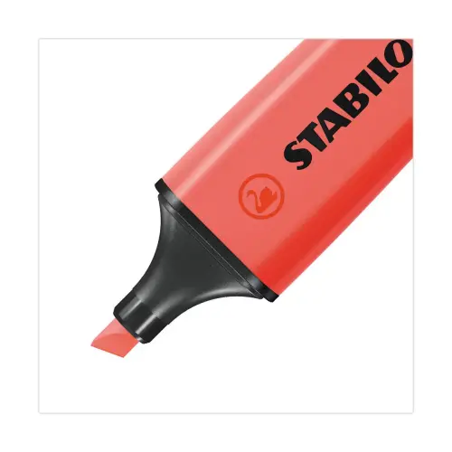 Surligneur BOSS ORIGINAL - Pointe biseautée - Rouge - STABILO