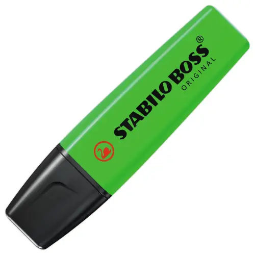 Surligneur BOSS ORIGINAL - Pointe biseautée - Vert - STABILO