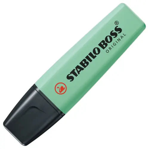 Surligneur BOSS ORIGINAL - Pointe biseautée - Menthe à l'eau - STABILO