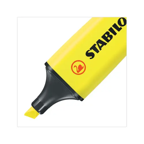 4 Surligneurs BOSS ORIGINAL - Pointe biseautée - STABILO