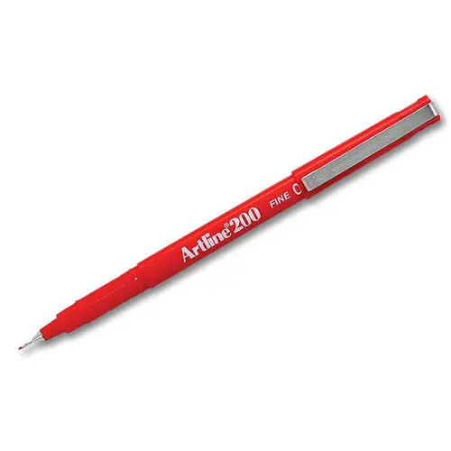 Feutre permanent Artline 200 - Pointe fine - Rouge - Artline