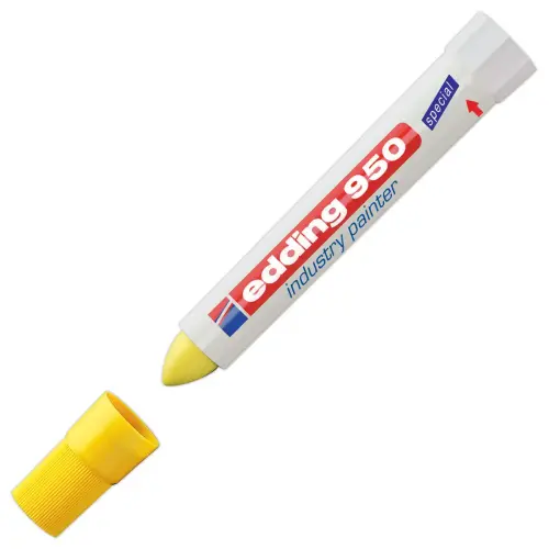 Craie permanente industrielle EDDING 950 - Jaune