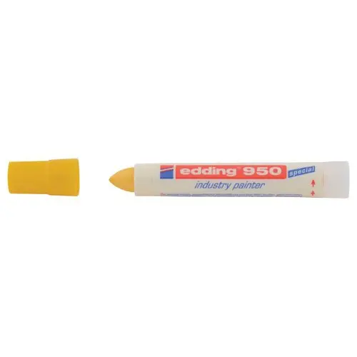 Craie permanente industrielle EDDING 950 - Jaune