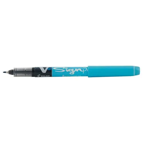 Feutre &agrave; encre liquide V Sign Pen - Bleu clair - PILOT 