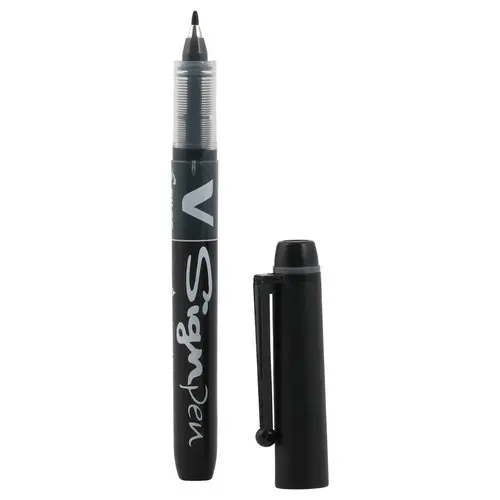 Feutre V Sign Pen &ndash; Encre liquide &ndash; Pointe moyenne &ndash; Noir - PILOT 