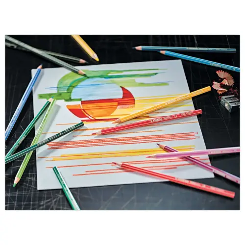 12 Crayons de couleur GREENcolors - Bois FSC® - Couleurs assorties - STABILO