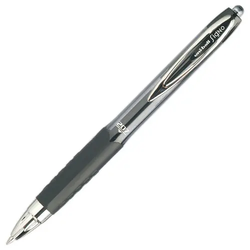 Stylo bille Signo RT 207 - Écriture moyenne - Noir - UNI-BALL