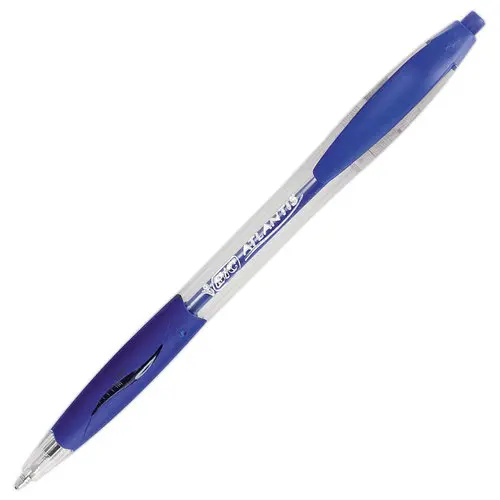 Stylo bille rétractable et rechargeable Atlantis Classic - Bleu - BIC