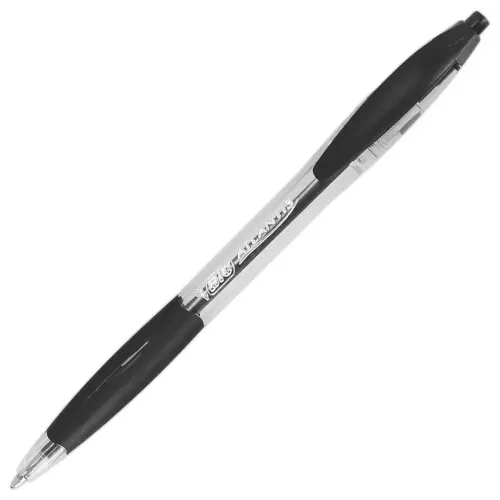 Stylo bille rétractable et rechargeable Atlantis Classic - Noir - BIC