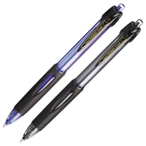 Stylo bille Power Tank Rétractable - Rechargeable - Noir - UNI-BALL
