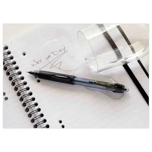 Stylo bille Power Tank Rétractable - Rechargeable - Noir - UNI-BALL