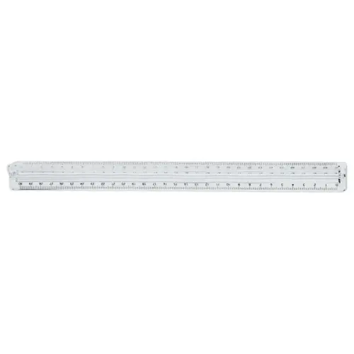 Règle de traçage double 30 cm