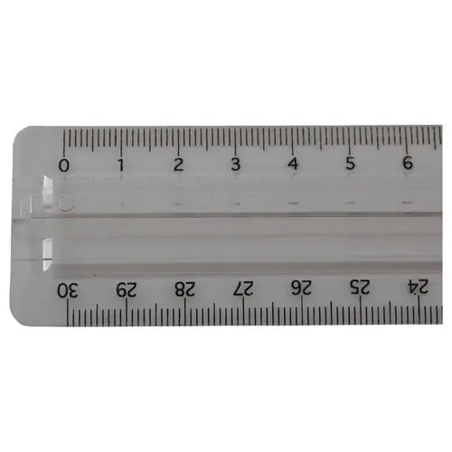 Règle de traçage double 30 cm
