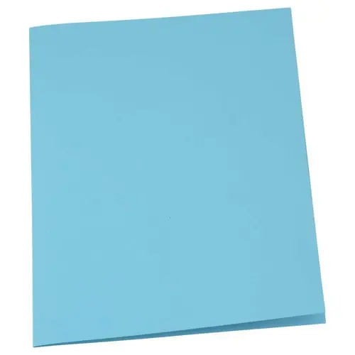 100 Chemises 220 g recyclées - Bleu - EXACOMPTA