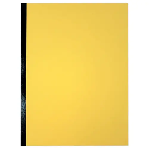10 Chemises dos renforcé large - Soufflet 3 cm - Carte 300g - Jaune