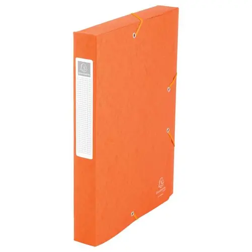 Boîte de classement Cartobox - Dos 4 cm - Orange - EXACOMPTA