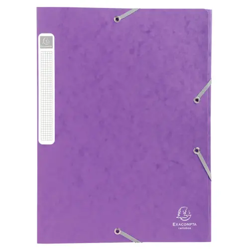 Boîte de classement Cartobox - Dos 4 cm - Violet - EXACOMPTA