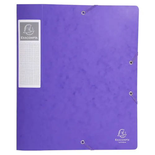 Boîte de classement Cartobox - Dos 6 cm - violet - EXACOMPTA