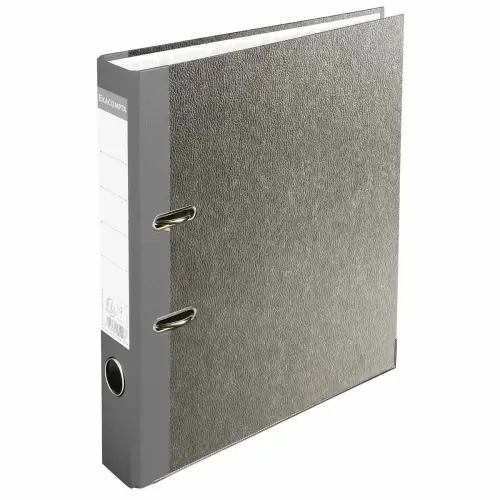 Classeur à levier A4 - dos 5 cm gris - EXACOMPTA
