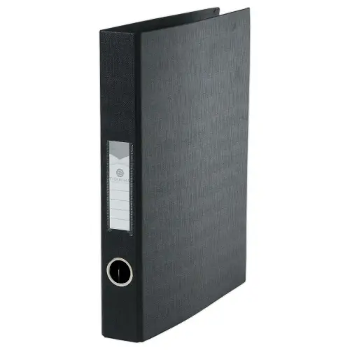 Classeur 4 anneaux - Dos 4 cm - Noir - FIDUCIAL 