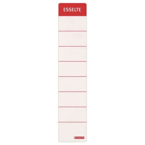 10 Etiquettes autocollantes pour classeur &agrave; levier dos 3,7 cm 