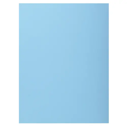 50 Chemises à rabat latéral 210 g - Bleu - EXACOMPTA