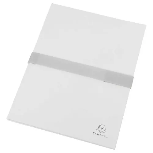 Chemise &agrave; sangle scratch et rabat Balacron - Blanc - EXACOMPTA 