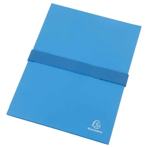 Chemise à sangle scratch et rabat Balacron - Bleu - EXACOMPTA