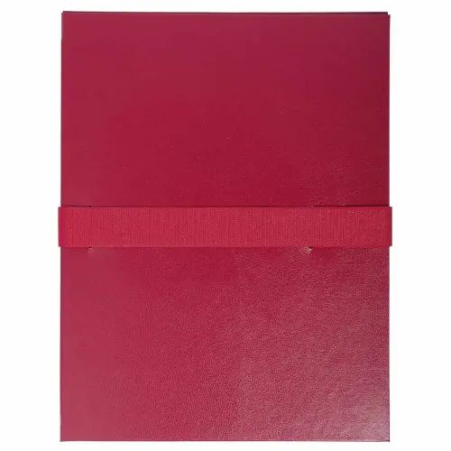 Chemise à sangle scratch et rabat Balacron - Bordeaux - EXACOMPTA
