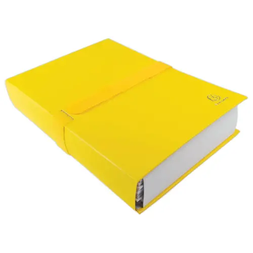 Chemise à sangle scratch et rabat Balacron - jaune - EXACOMPTA