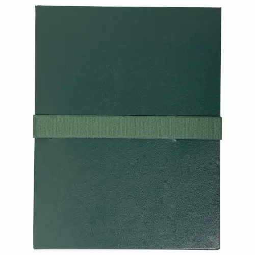Chemise &agrave; sangle scratch et rabat Balacron - Vert fonc&eacute; - EXACOMPTA 