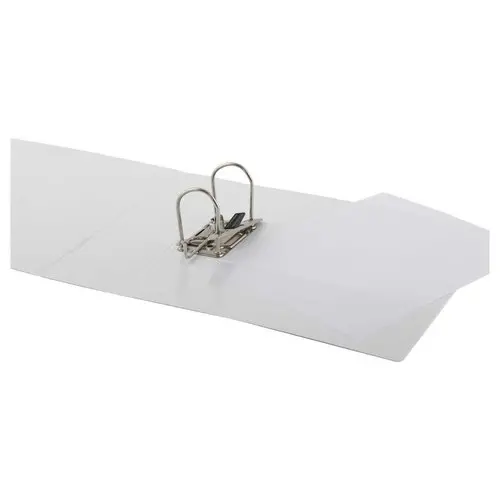 Classeur personnalisable 2 faces - Dos 8 cm - Blanc
