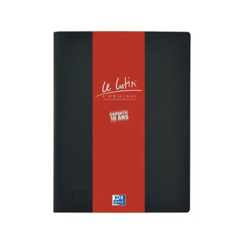 Protège-documents Le Lutin Classique A4 - ELBA - 80 pochettes - Noir